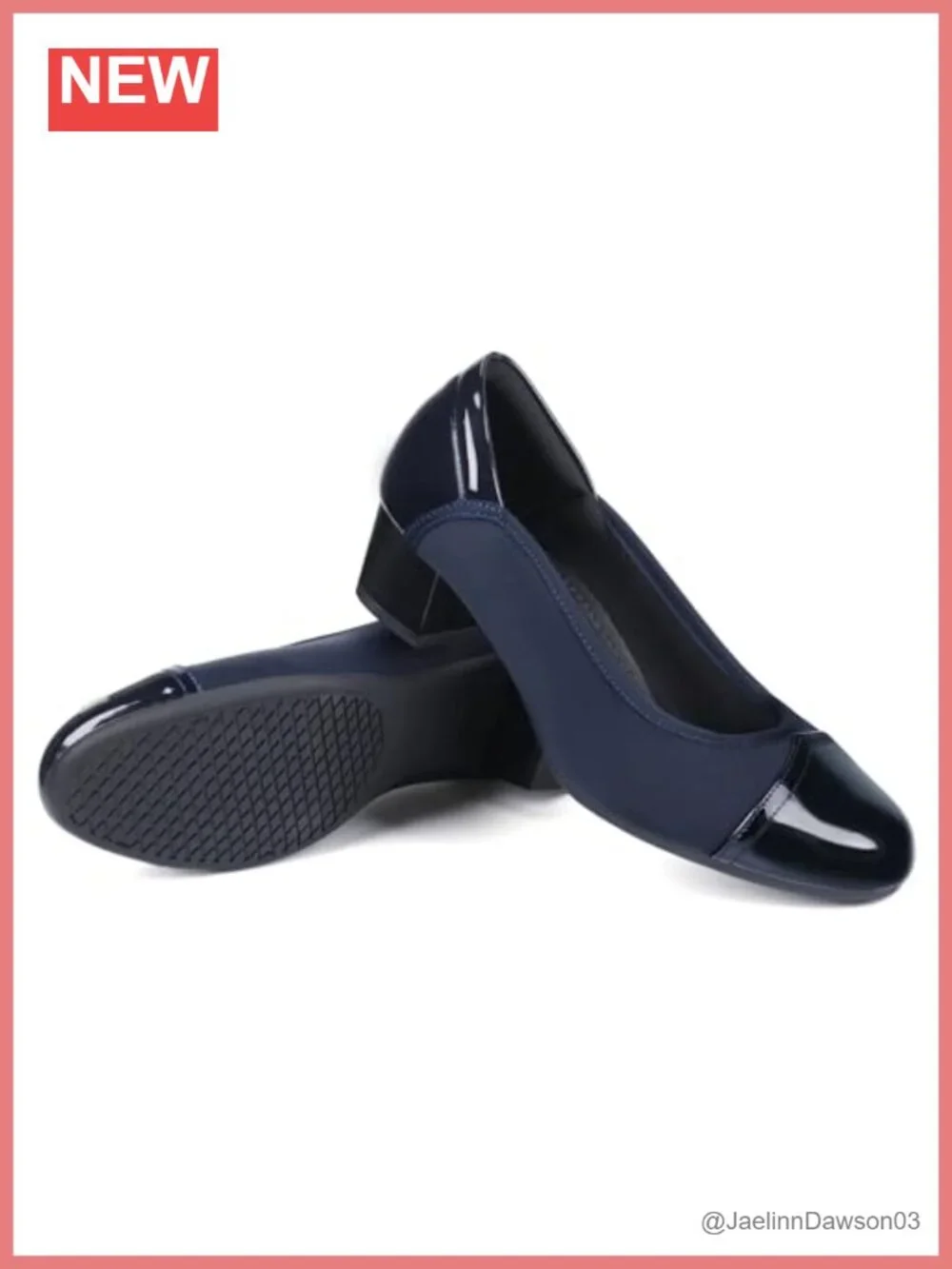 Orthopedic Bunion Dress Shoes Low Heel Slip On Pumps